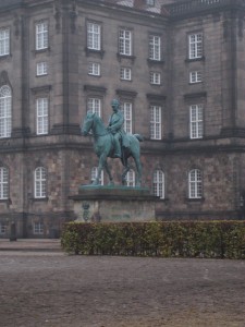 King Christian IX at Slotsholmen in Copenhagen