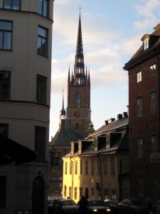 One of several churches in Gamla Stan