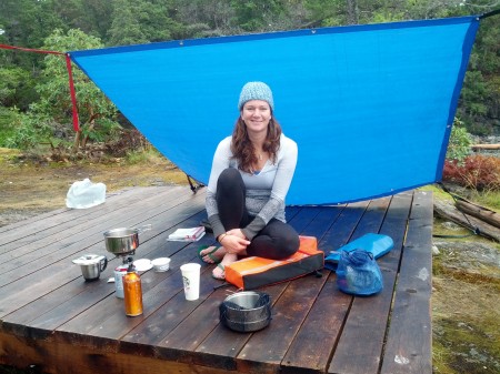 Our first camp kitchen