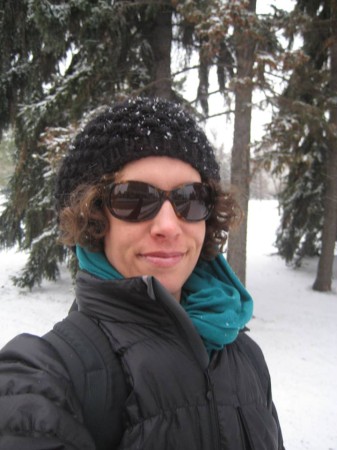 Snowy selfie on the walk into work