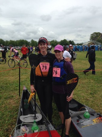 Me and Edith at the finish line