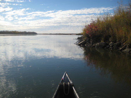 View from the canoe