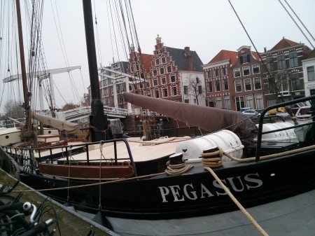 An old ship in Haarlem