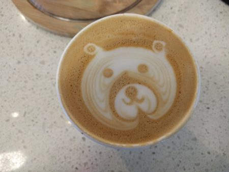 WHUT?!? I was so surprised and impressed to get this guyon my latte #suckitstarbucks