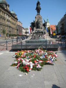 Flowers laid during 70th anniversary of start of WWII event