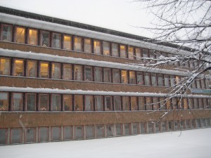 No "snow day" today at the office.  Everyone is at work with adventljusstakar (another crazy compound word) turned on