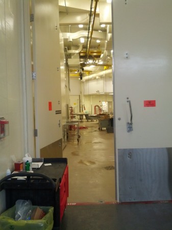 Welcome to the lab! This is the receiving entrance where trucks drop of samples.