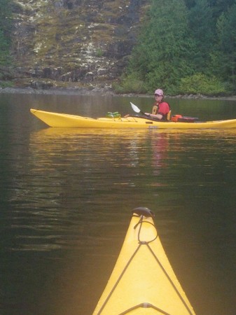 The view of Erica from my boat