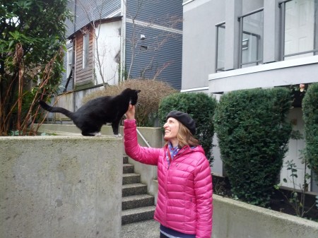 Getting pets is her favourite.  Bridget's too! 