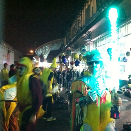 Skytrain station party!