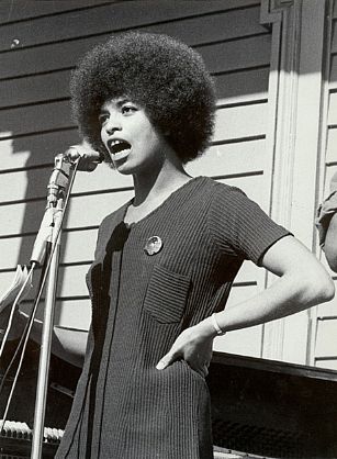 Angela Davis, here dropping truth bombs