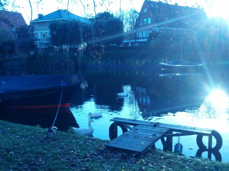 A southern canal in Amsterdam