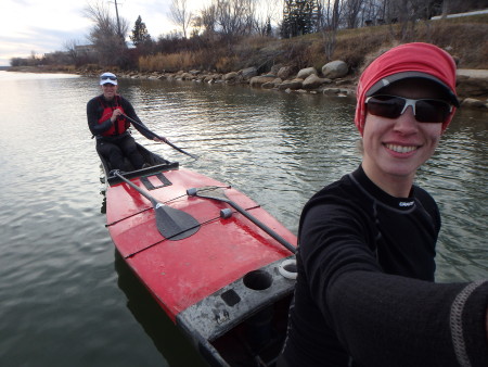 Fall paddling in November