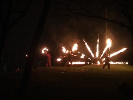 MyY solstice favourite, the outdoor (shirtless!) fire dance