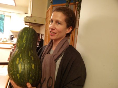 This squash was also very impressive. It was like holding a toddler! 